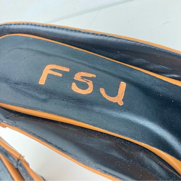 FSJ Pointed Toe Mules in Carmel - 7.5 - Picture 6 of 10